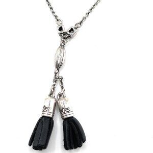 Brighton Black Tassel Necklace - 4833